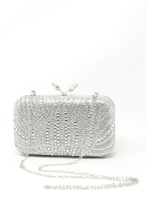 Diamante Drop Clutch Bag