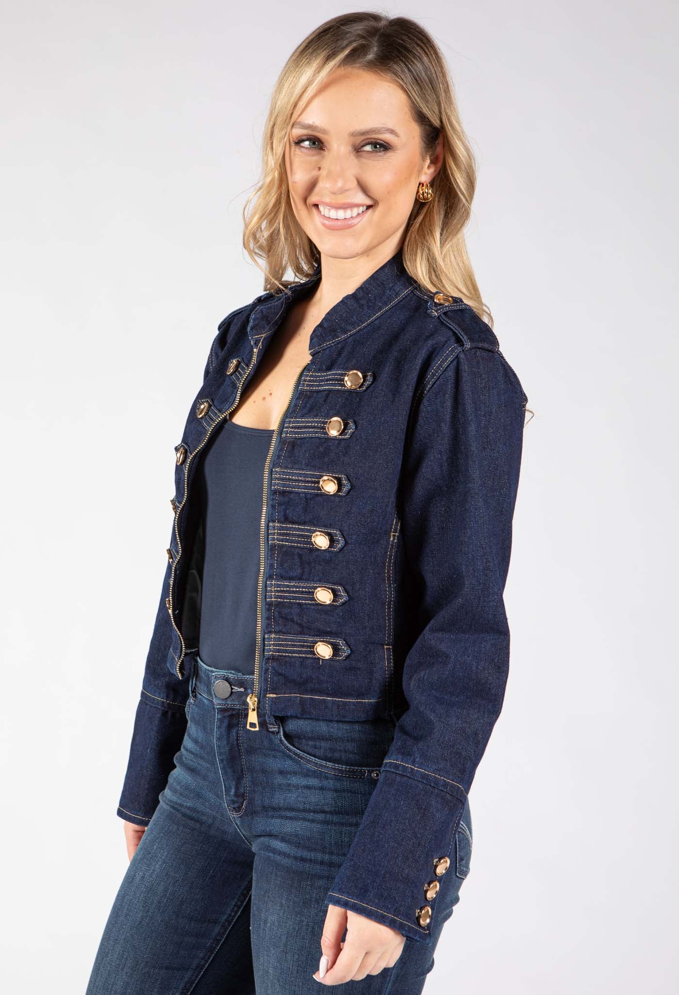 Napoleon Style Denim Jacket