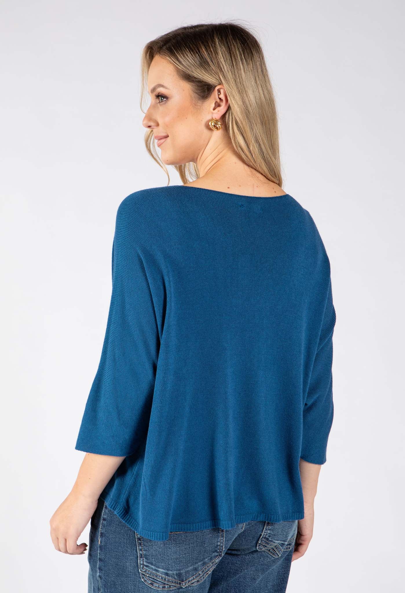 Fine Knit V-Neck Jumper