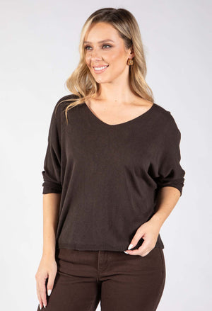 Fine Knit V-Neck Jumper