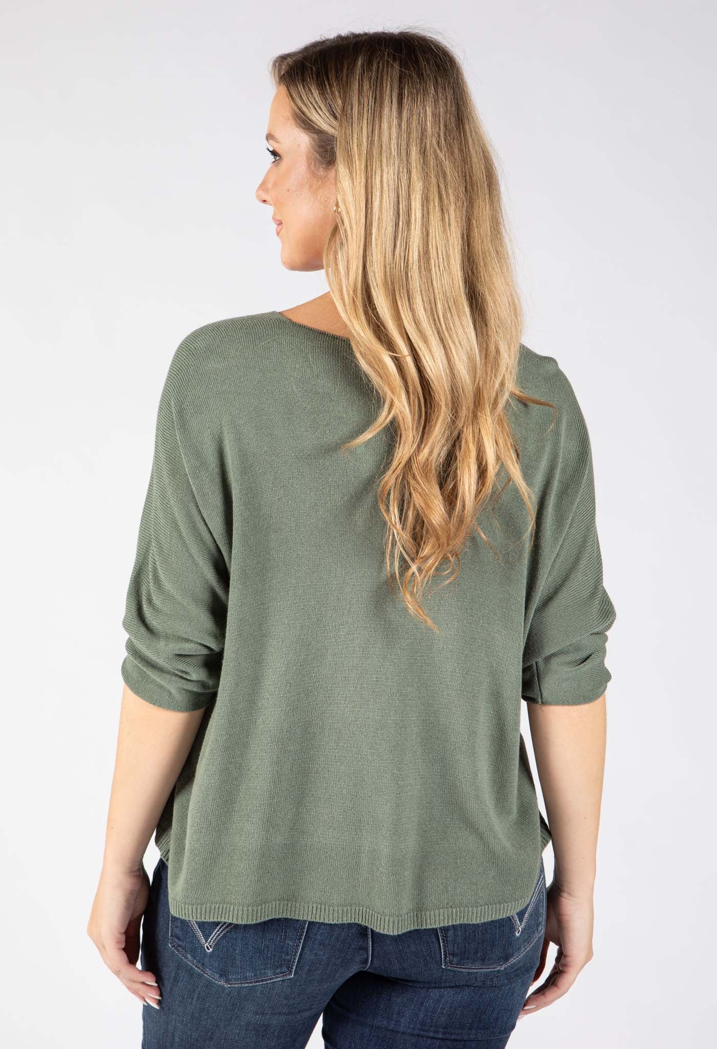 Fine Knit V-Neck Jumper