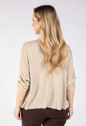 Fine Knit V-Neck Jumper