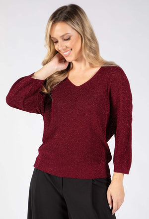 Lurex Knit Top