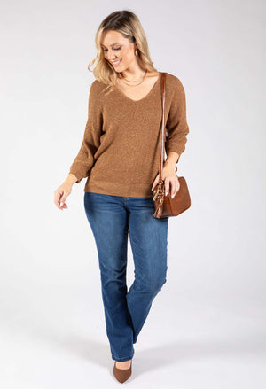 Lurex Knit Top
