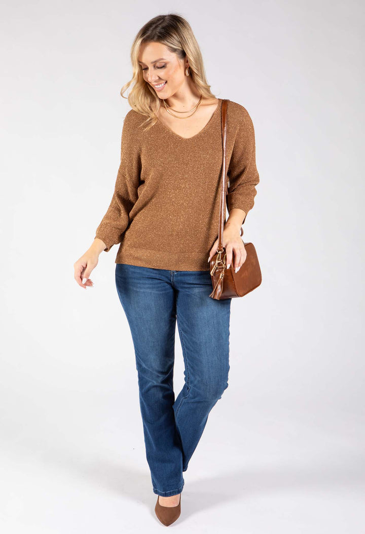 Lurex Knit Top