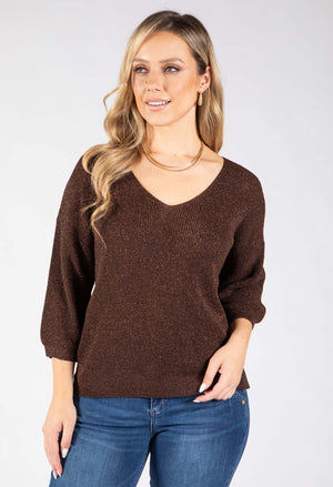 Lurex Knit Top