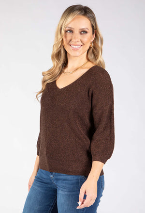 Lurex Knit Top