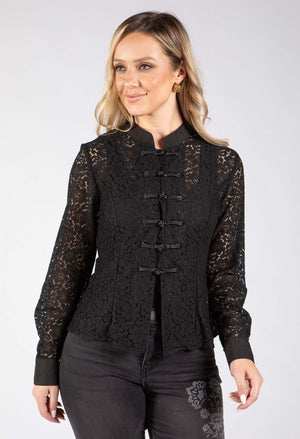 Oriental Style Lace Top