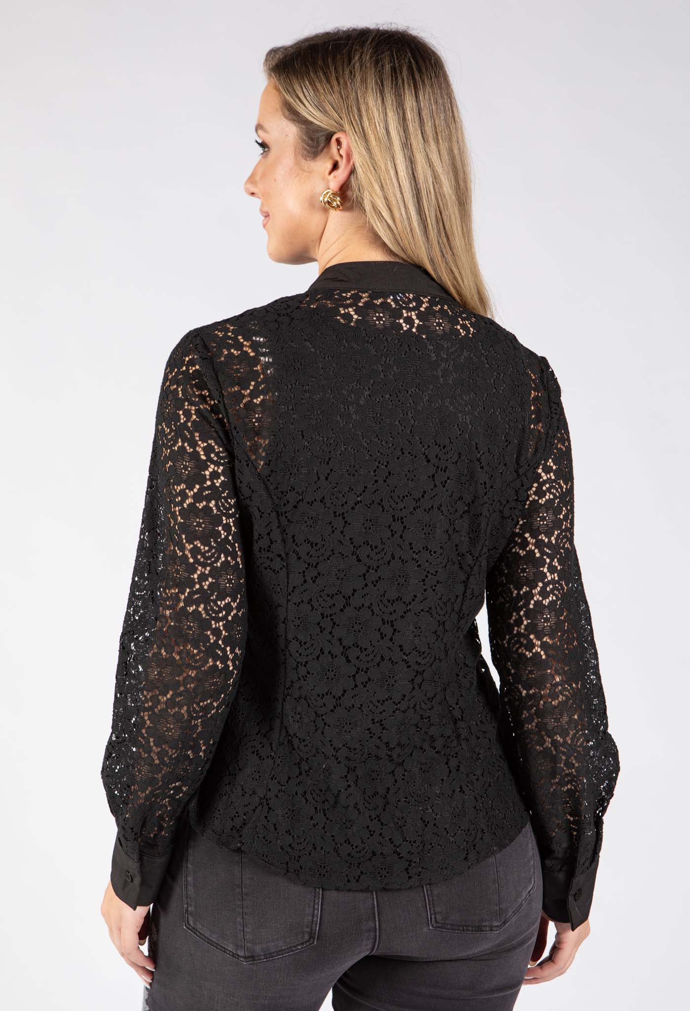 Oriental Style Lace Top