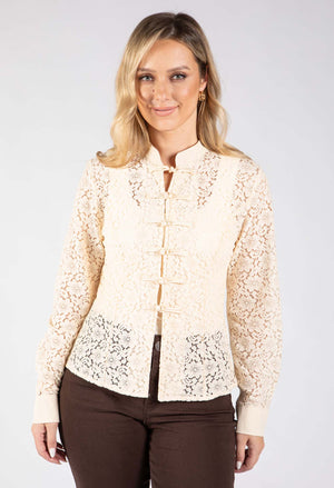 Oriental Style Lace Top