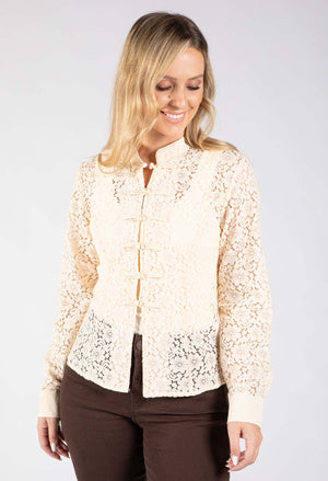Oriental Style Lace Top