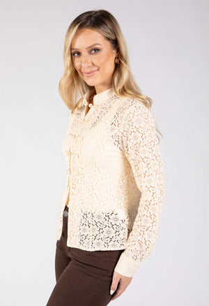 Oriental Style Lace Top