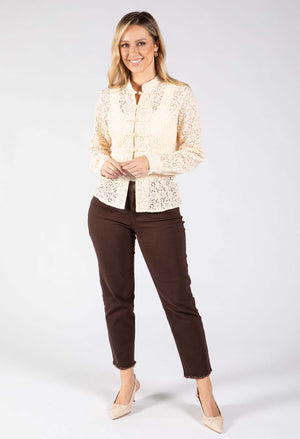 Oriental Style Lace Top