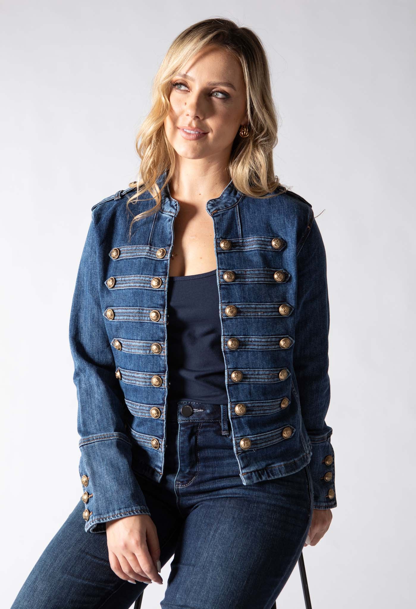 Napoleon Style Denim Jacket