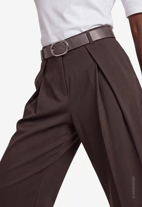 Elegant Trousers With A Belt