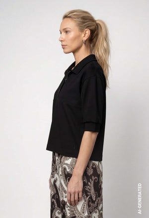 Rhinestone Detail Top