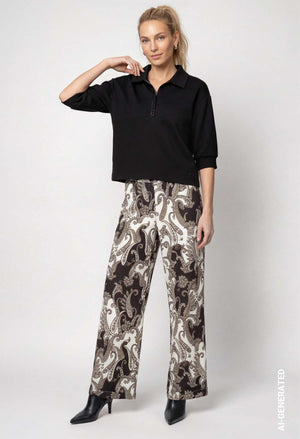 Rhinestone Detail Top