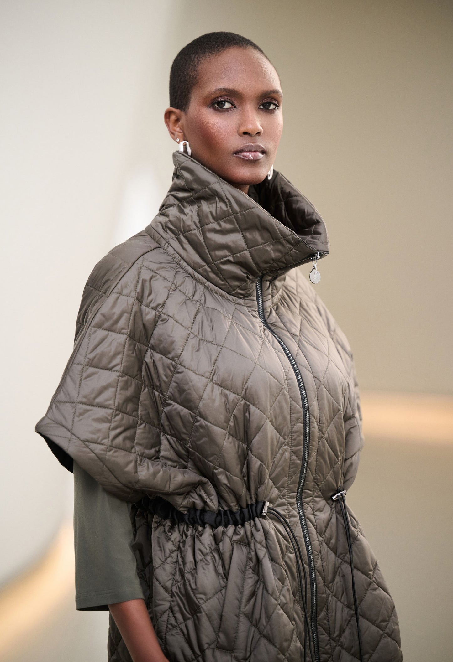 Puffer Jacket With Zipper