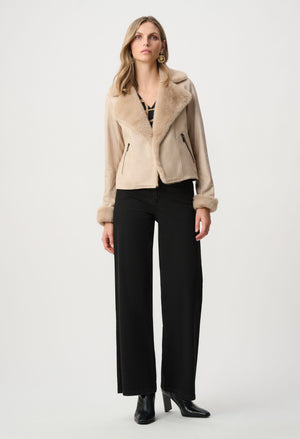 Foiled Faux Suede Jacket