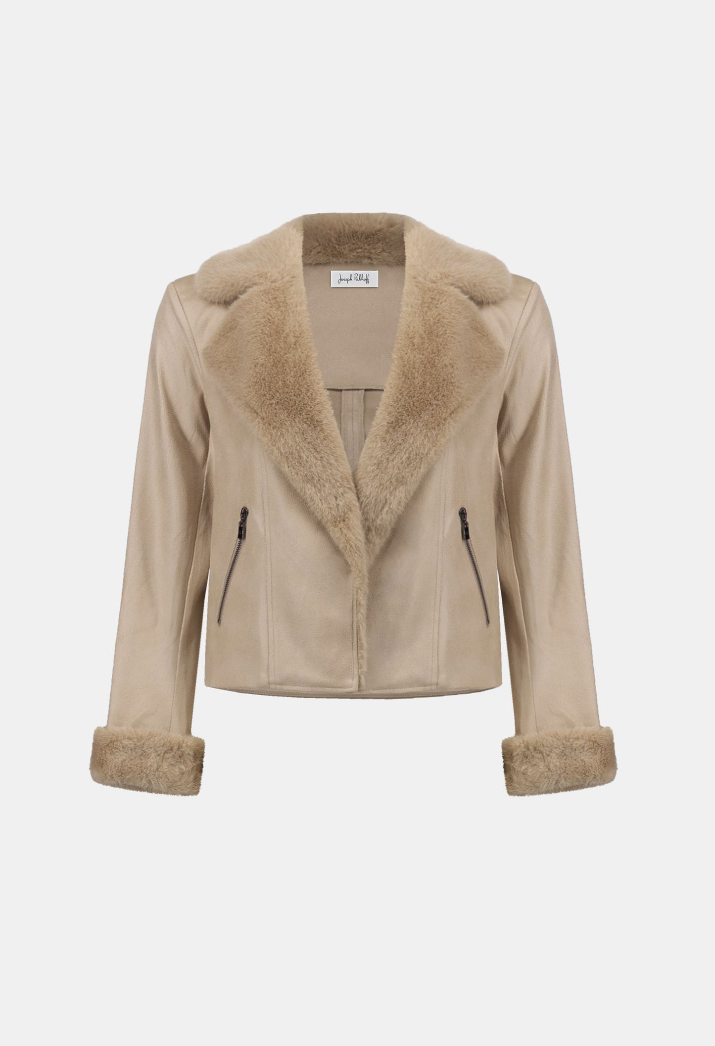 Foiled Faux Suede Jacket