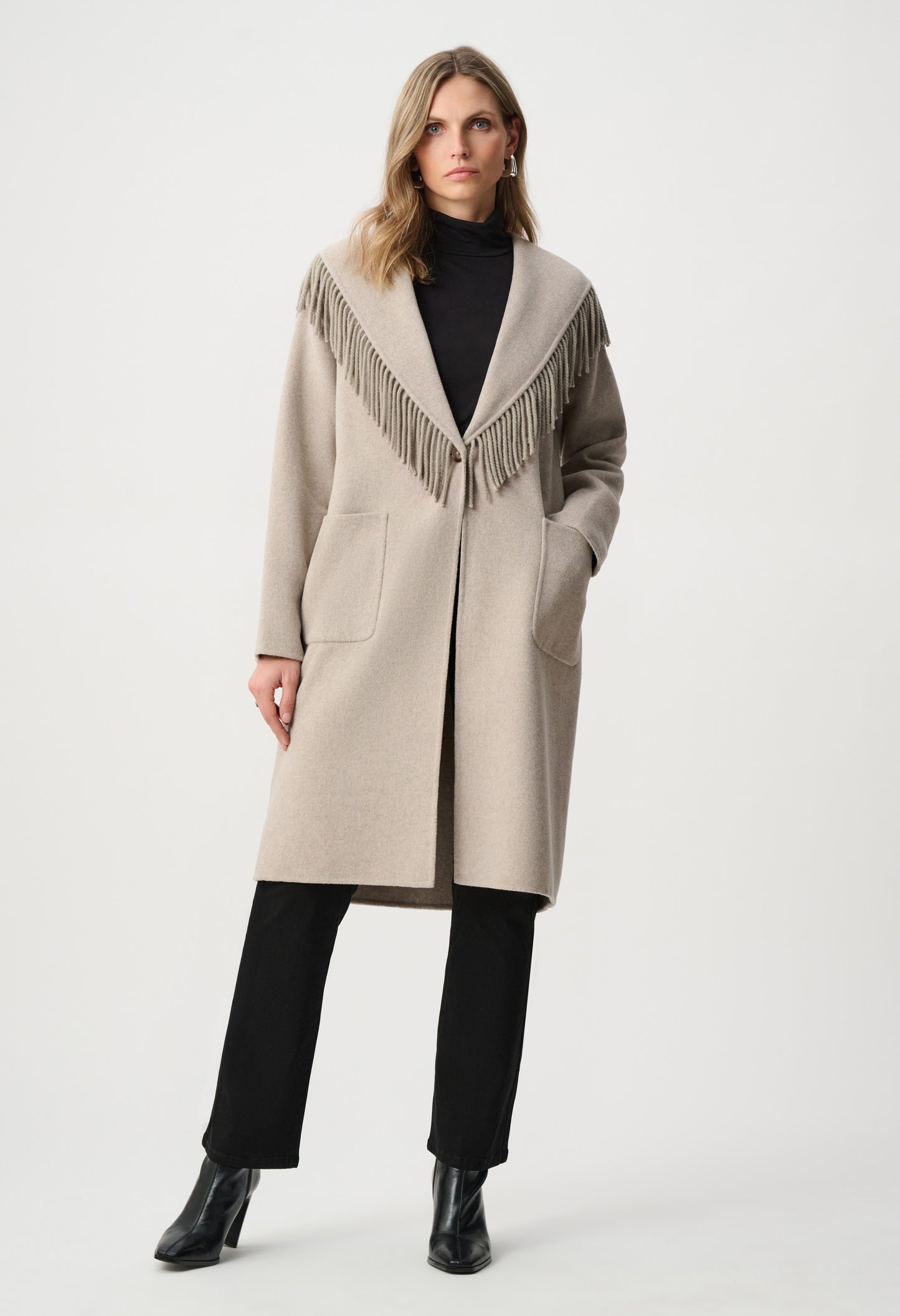 Fringe Detail Coat