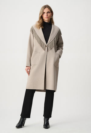 Fringe Detail Coat