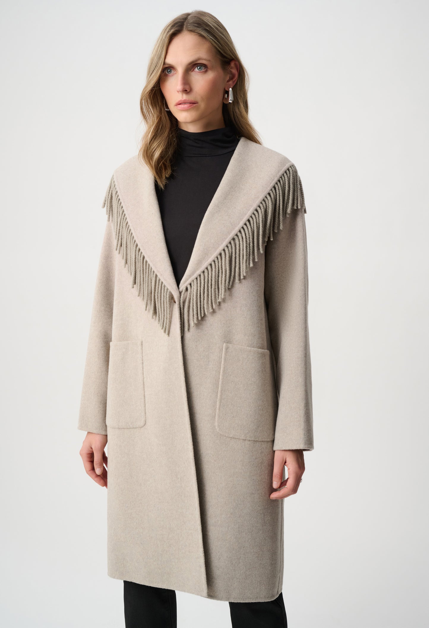 Fringe Detail Coat