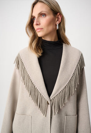 Fringe Detail Coat