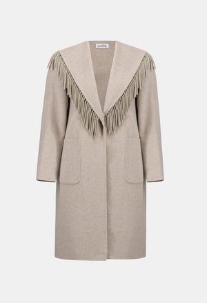 Fringe Detail Coat