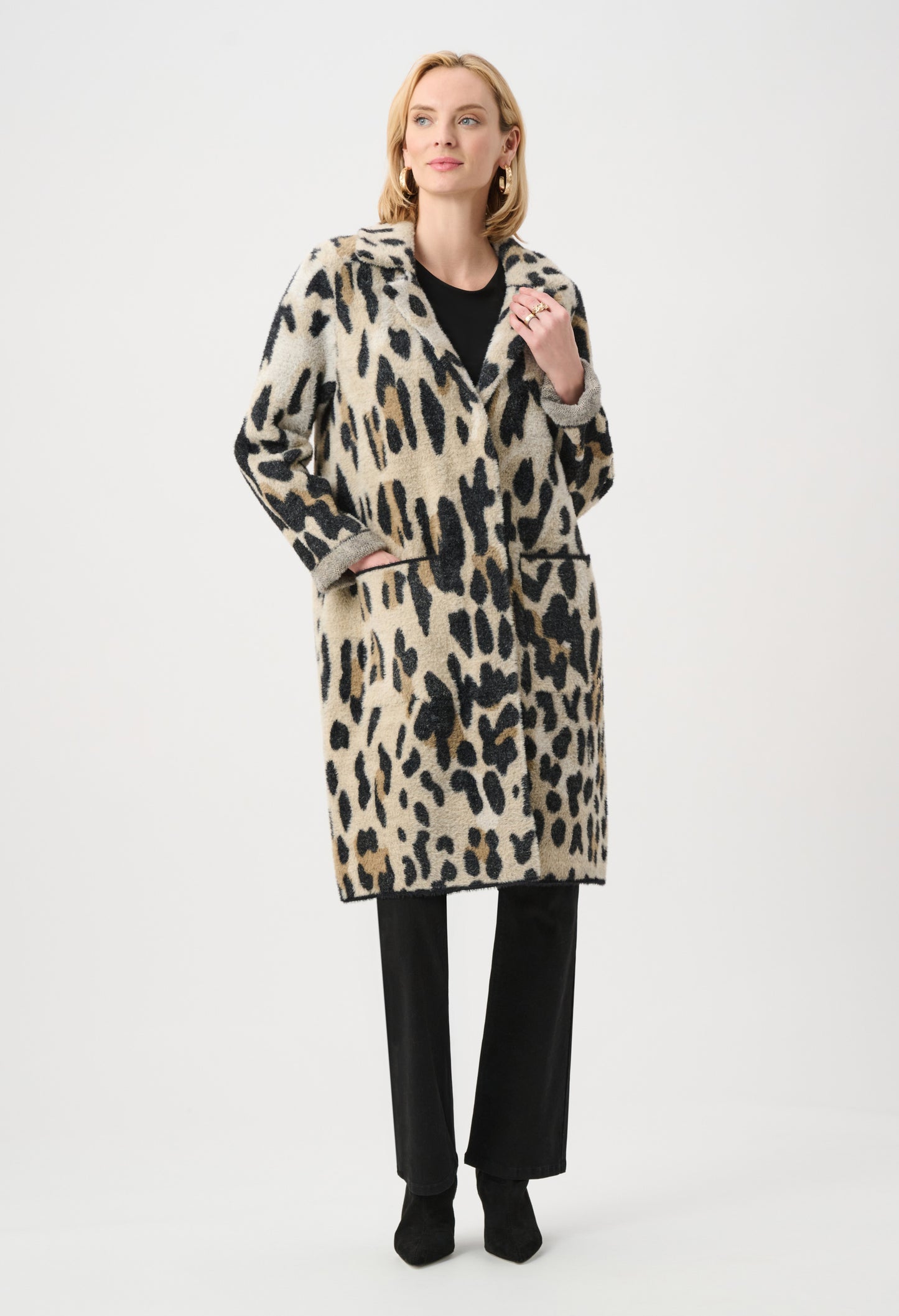 Animal Print Long Coat