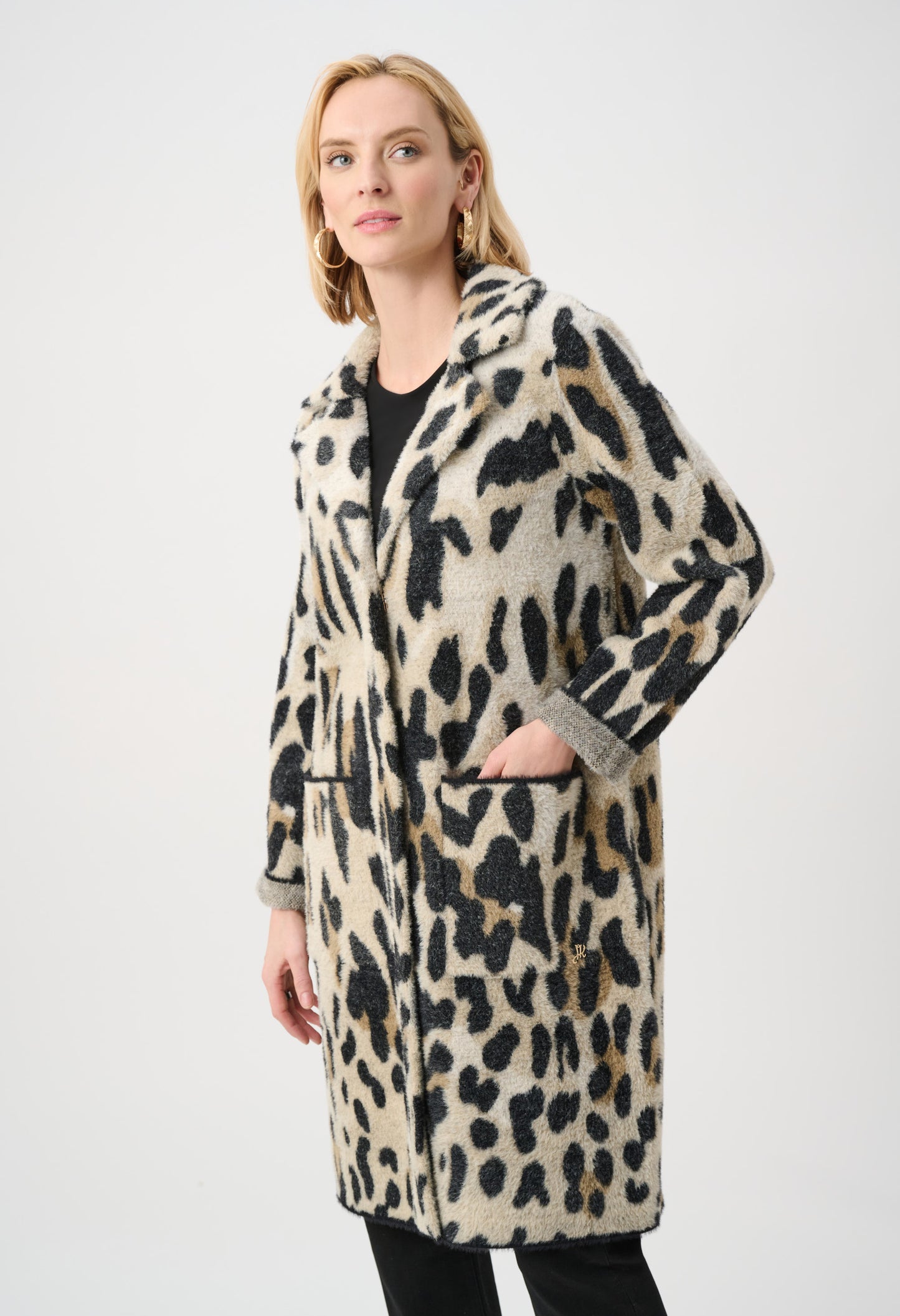 Animal Print Long Coat