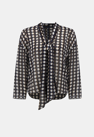 Chic Polka Dot Blouse
