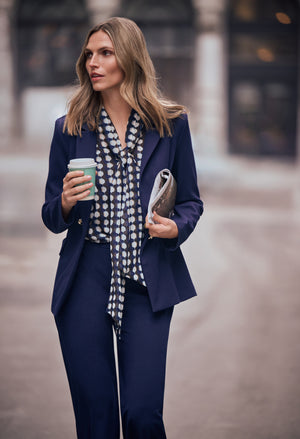 Chic Polka Dot Blouse