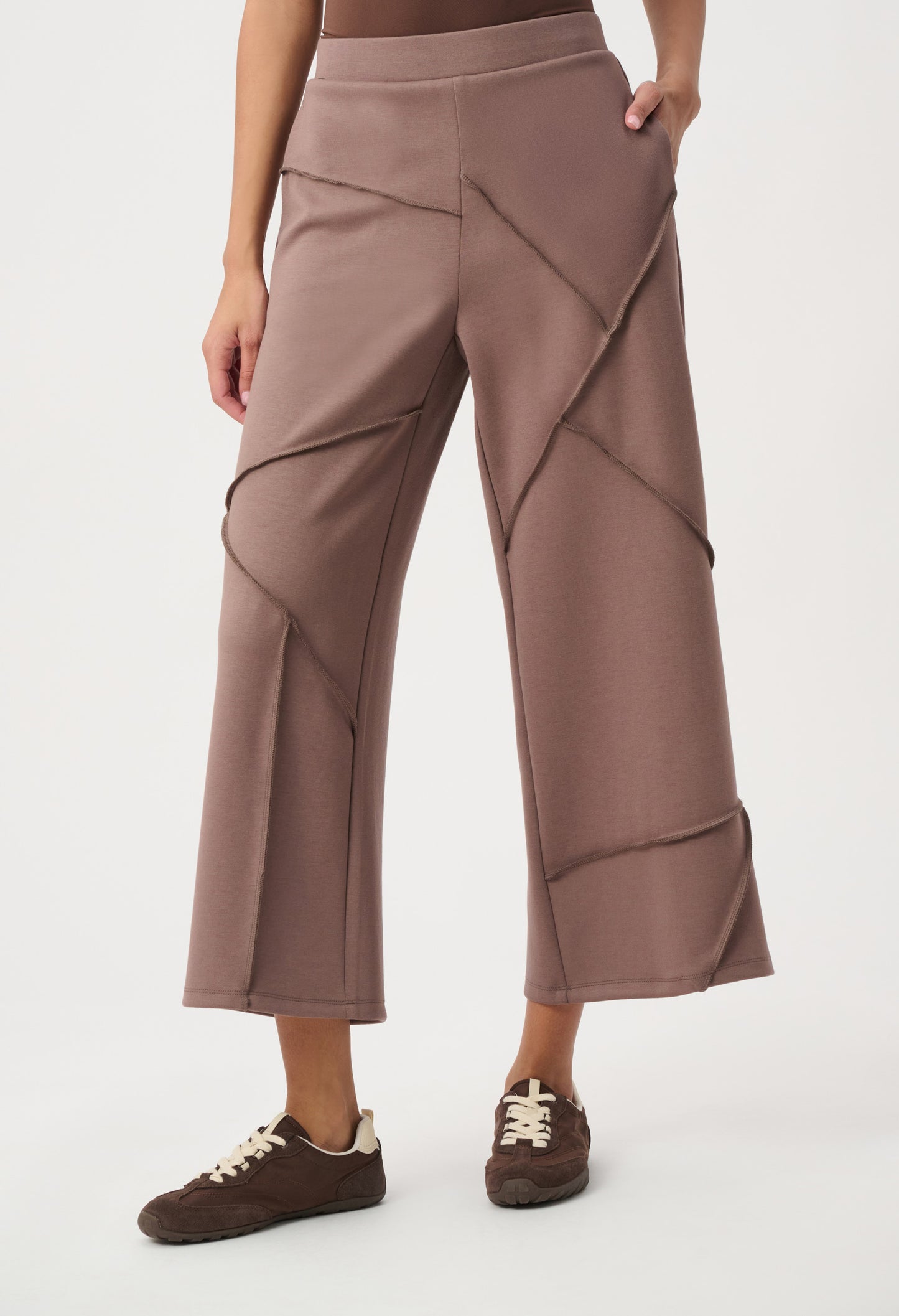 Cropped Casual Trousers