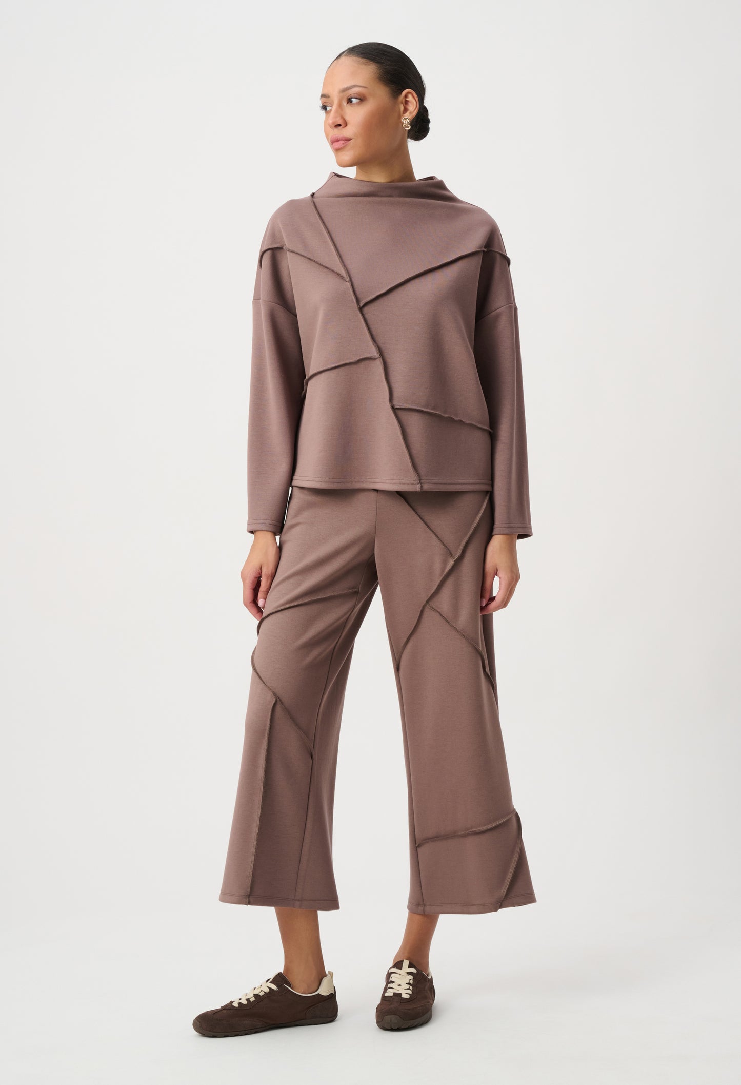 Cropped Casual Trousers