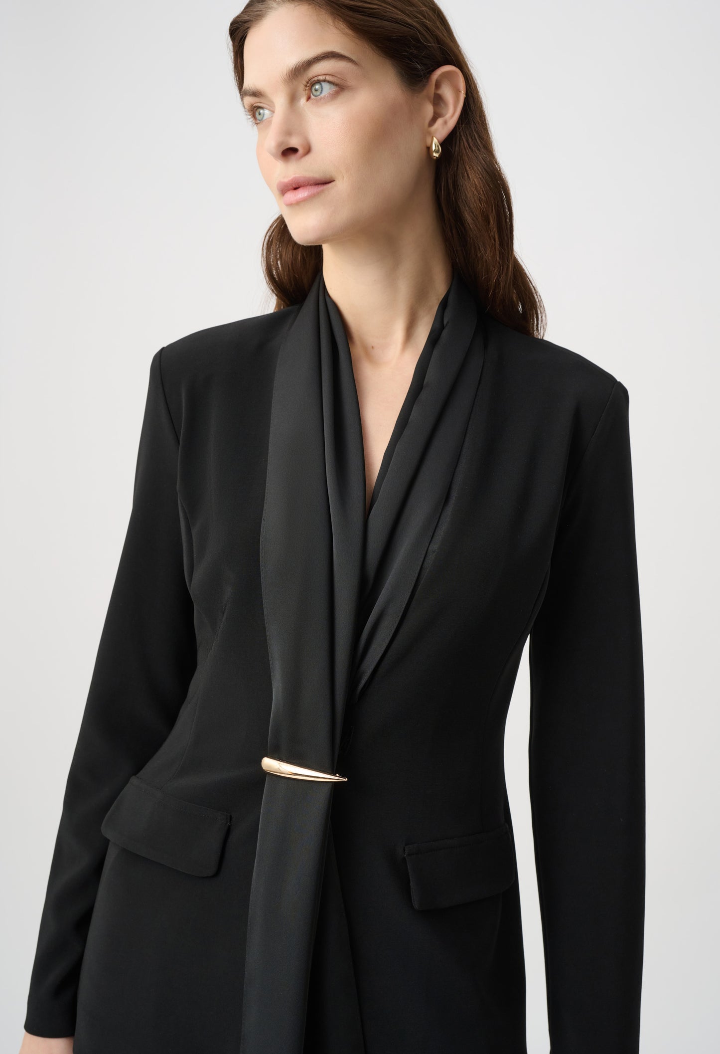 Open Front Belted Jacket