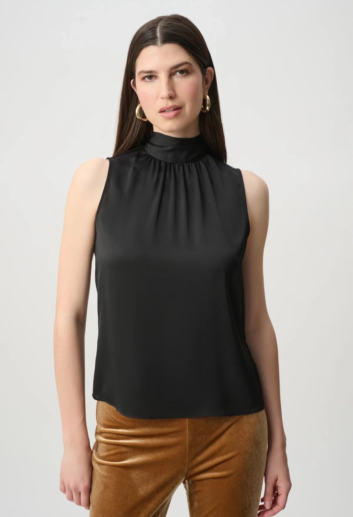 Satin Back Bow Halter Top