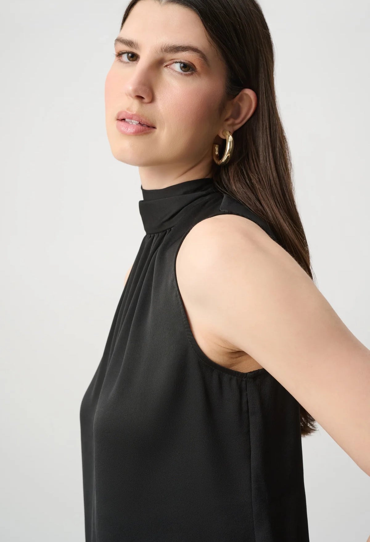 Satin Back Bow Halter Top