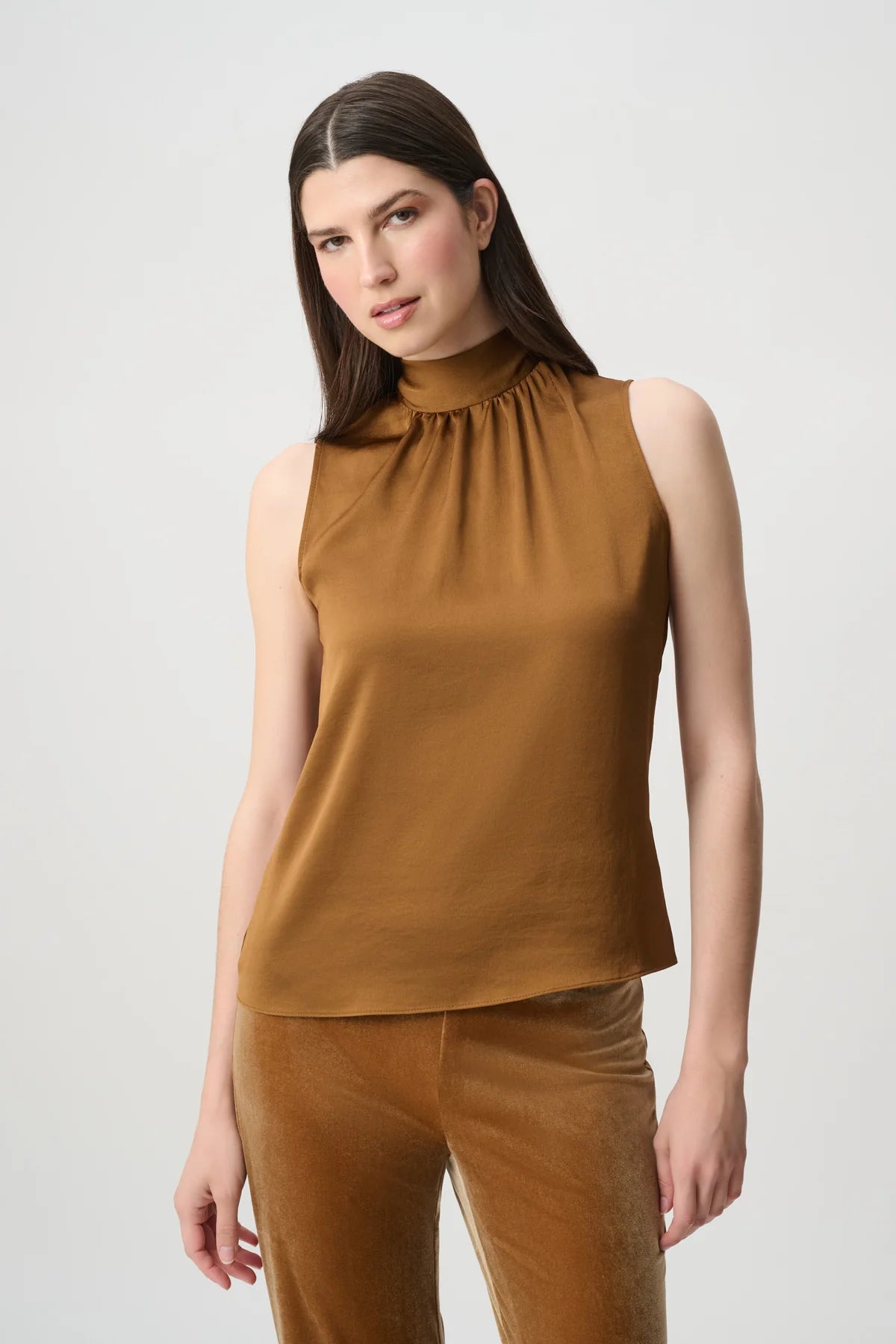 Satin Back Bow Halter Top