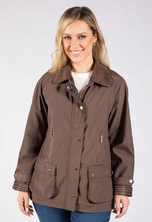 Corduroy Trim Jacket