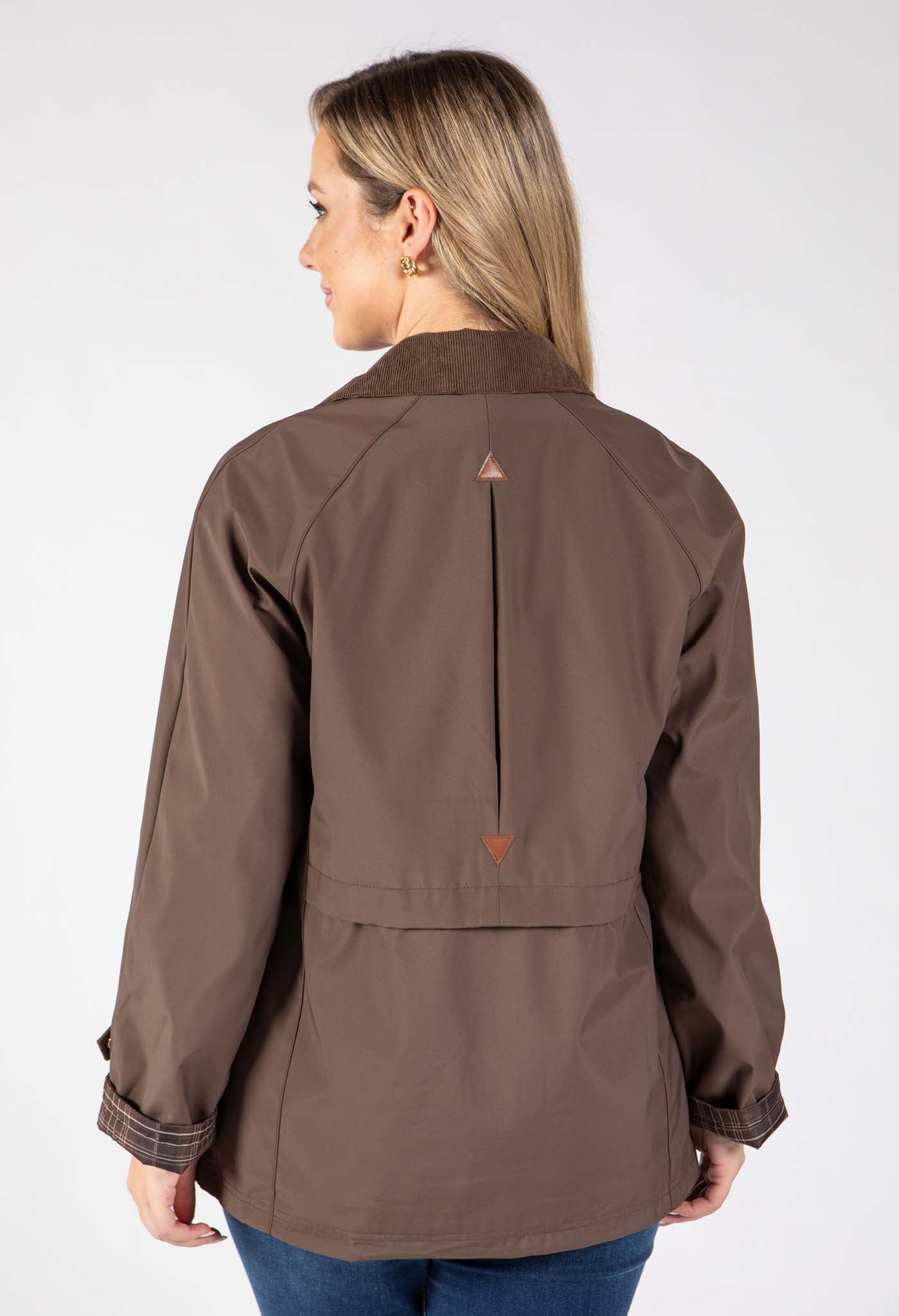 Corduroy Trim Jacket