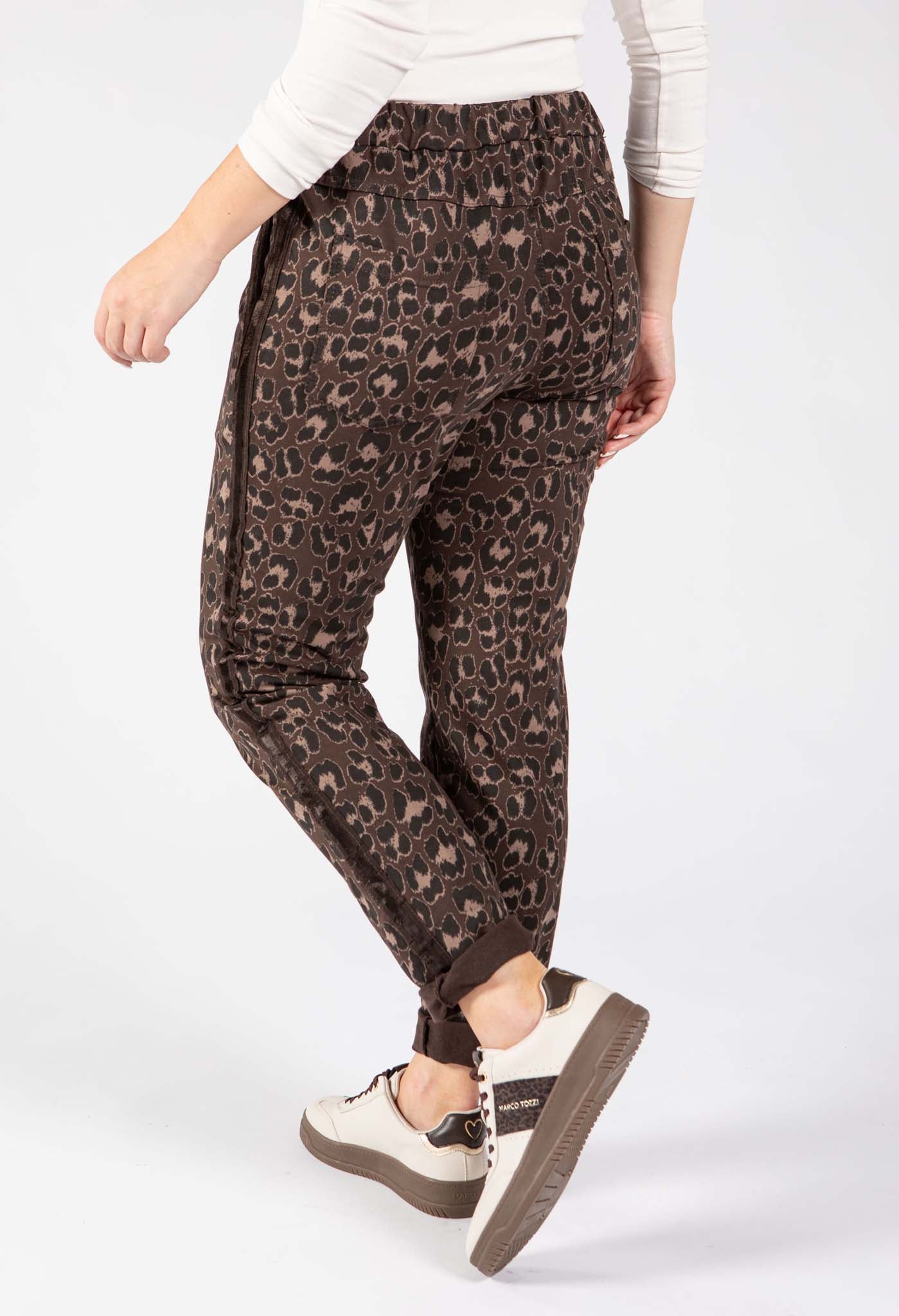 Leopard Print Side Detail Joggers