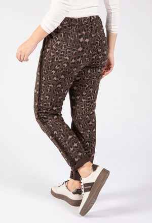 Leopard Print Side Detail Joggers
