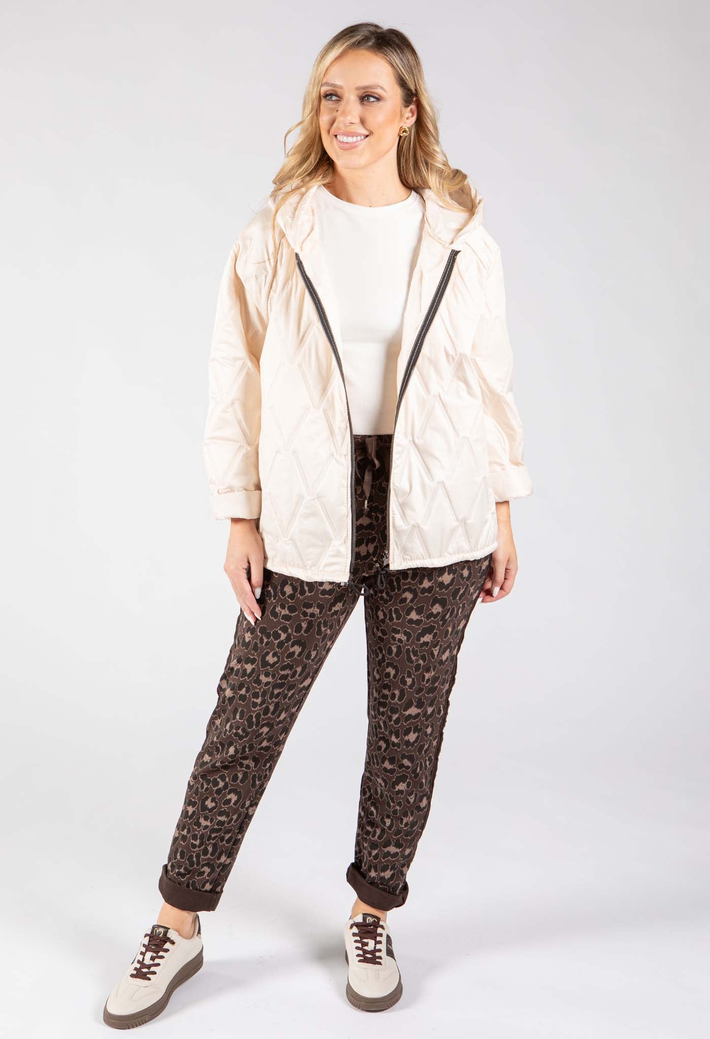 Leopard Print Side Detail Joggers