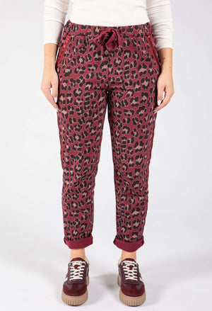 Leopard Print Side Detail Joggers