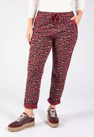 Leopard Print Side Detail Joggers