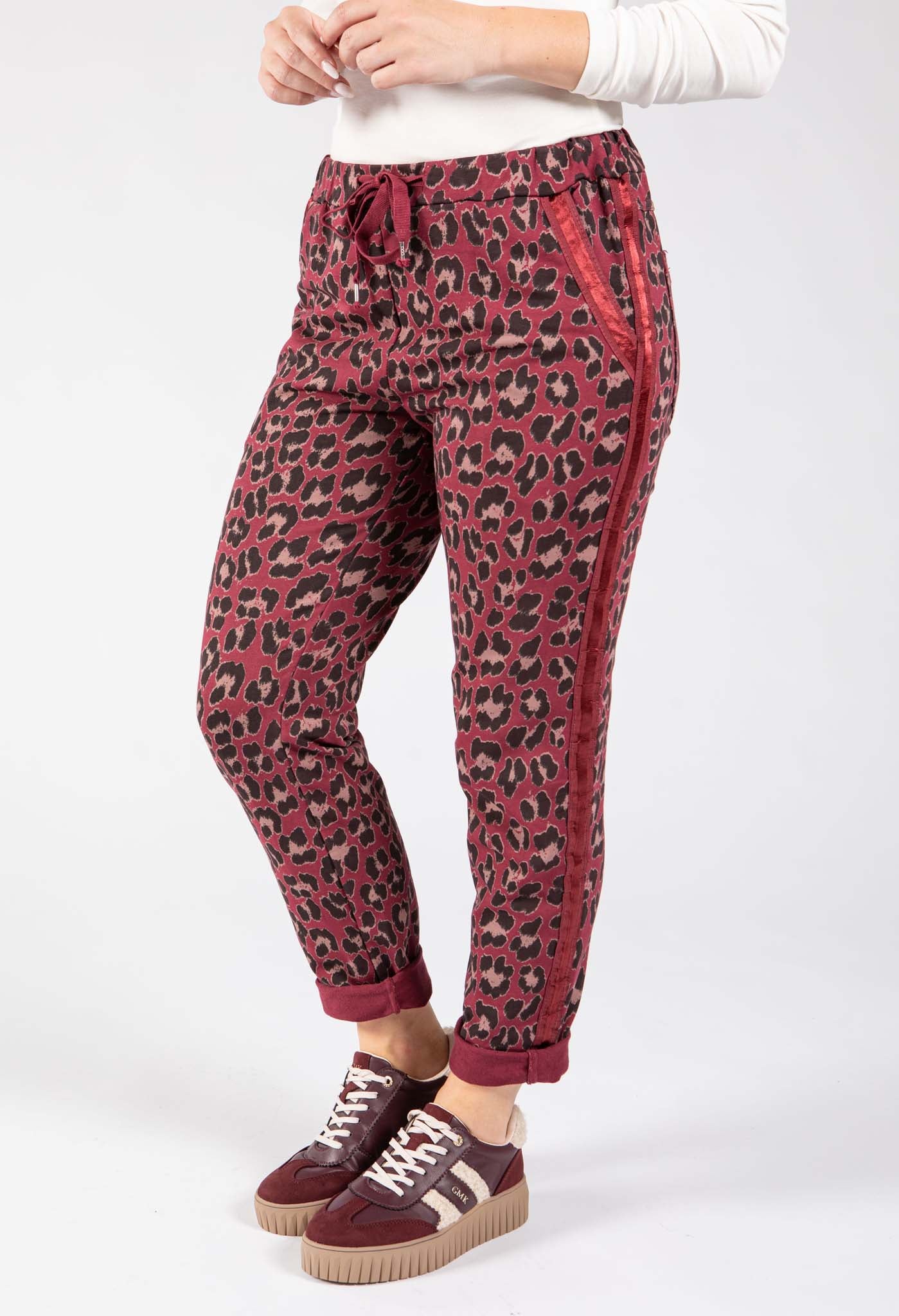 Leopard Print Side Detail Joggers
