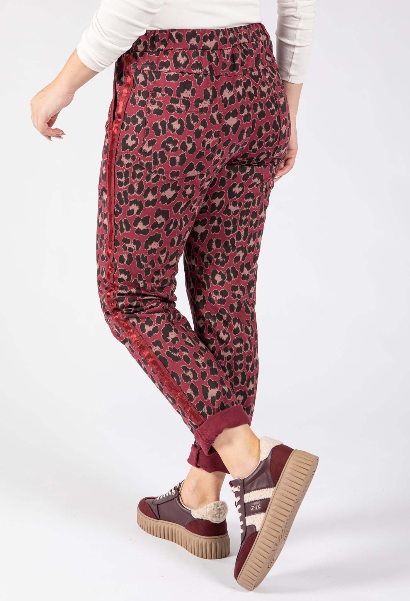 Leopard Print Side Detail Joggers