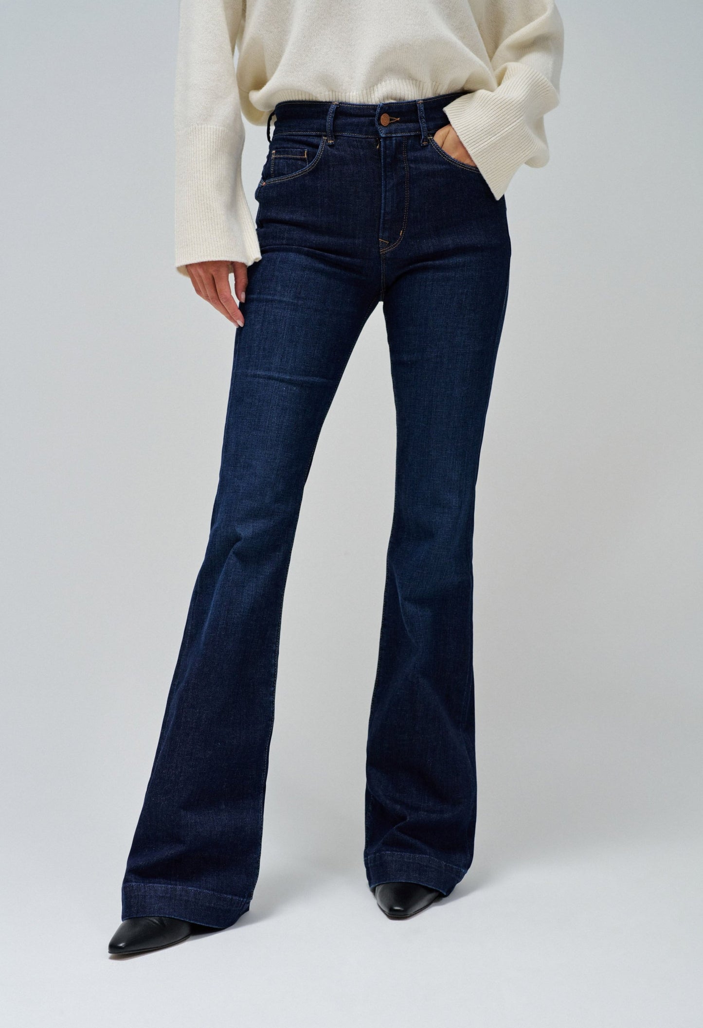Faith Push In Flared Jeans