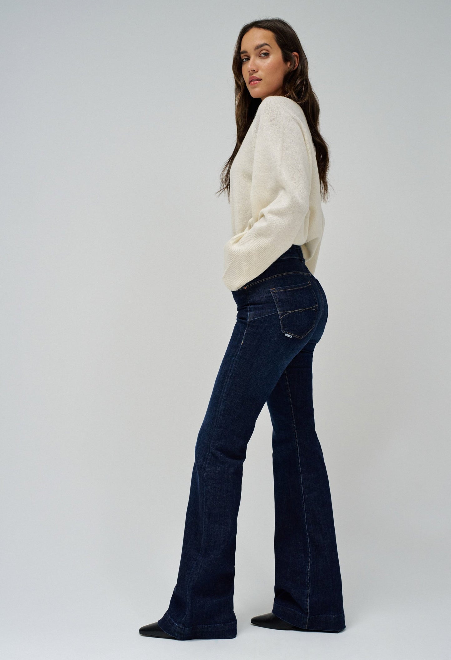 Faith Push In Flared Jeans